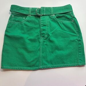 Forever 21 Green Mini Skirt